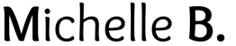 Logo du site de démonstration Michelle B